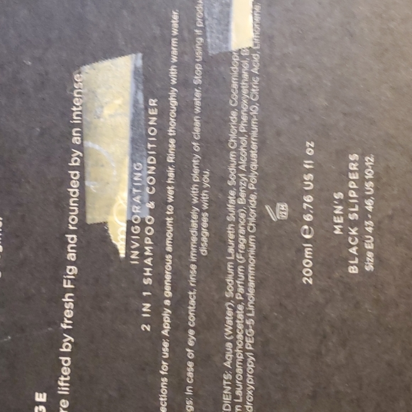 NWT,NIB,THE GENT BRITISH GROOMING KIT FOR MEN. BLACK SLIPPERS TOO! - Picture 13 of 15